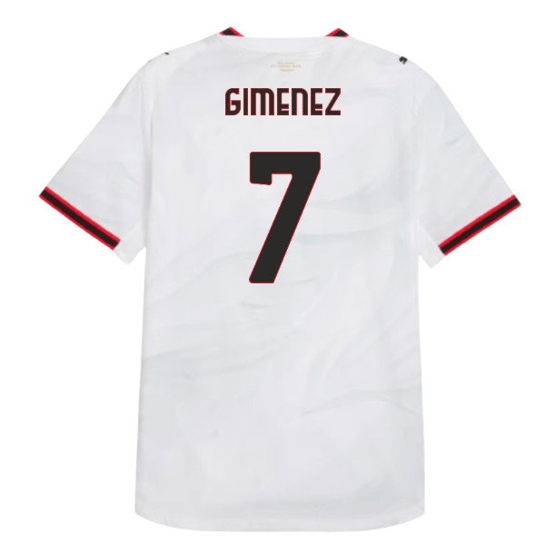 2026/27 AC Milan Shirt Away Authentic Uniform (Gimenez 7)